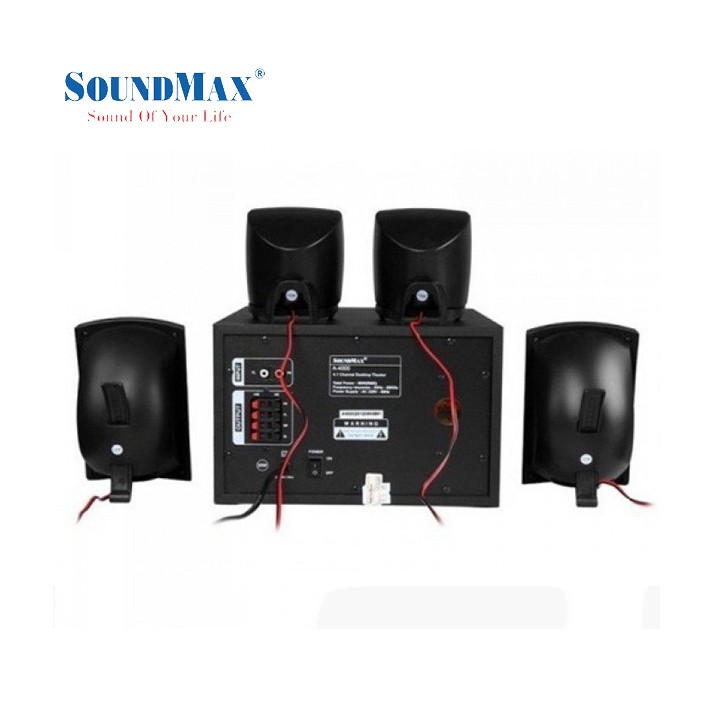 Loa vi tính Loa Soundmax 4.1 A4000-Hàng Chính Hãng | Shopee Việt Nam