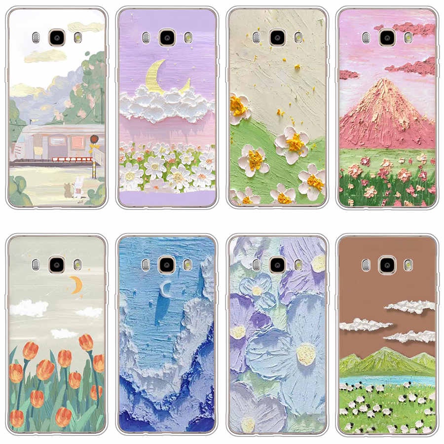 Ốp Điện Thoại TPU Dẻo In Họa Tiết Độc Đáo Thời Trang Cho Samsung Galaxy J4 PLUS 2018 j5 prime j5 pro j5 2016