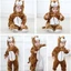SY3 Động Vật Cosplay Cho Bé Sơ Sinh Jumpsui Bộ Đồ Ngủ Unisex Romper INS Top Có Mũ Trùm Đầu Trang Phục Trẻ Em Đồng Phục Bộ YS3