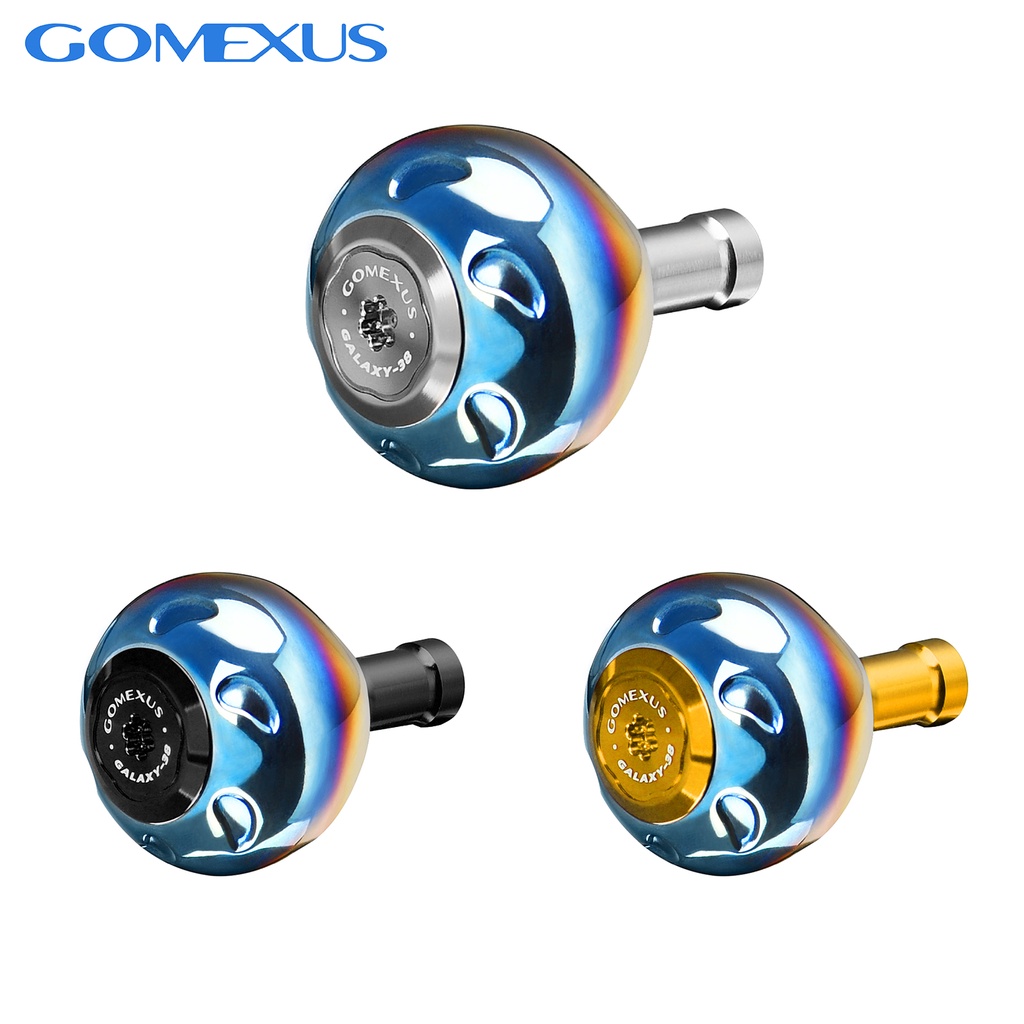 Ảnh Núm vặn máy câu cá Gomexus Galaxy 38 TA38 chất liệu titan cho Shimano Stella Vanford Daiwa Saltiga Ryobi Samp MINI rockin chuyên dụng 1