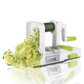 4 Blade Spiralizer Folding Veggie Pasta & Spaghetti Potato Vegetable Spiral Cutter Zucchini Slicer