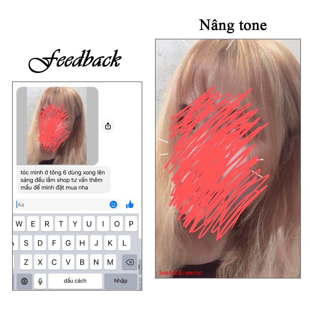 KEM TẨY NHẸ NÂNG TONE TÓC – thuốc nâng tone