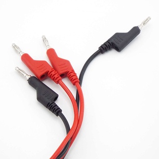 Đầu thử 1M 10A 4mm Đầu đôi Chuối sang Chuối Cắm Điện Kép Dây kiểm tra 4mm cho vạn năng 17VN1