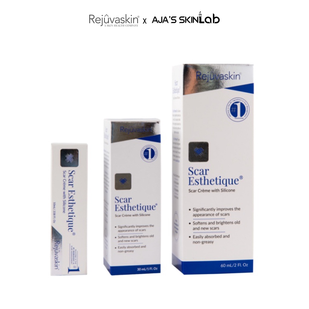 Ảnh Kem làm mờ sẹo thâm và phục hồi da Scar Esthetique REJUVASKIN 10ml/ 30ml/ 60ml -ajaskinlab 4