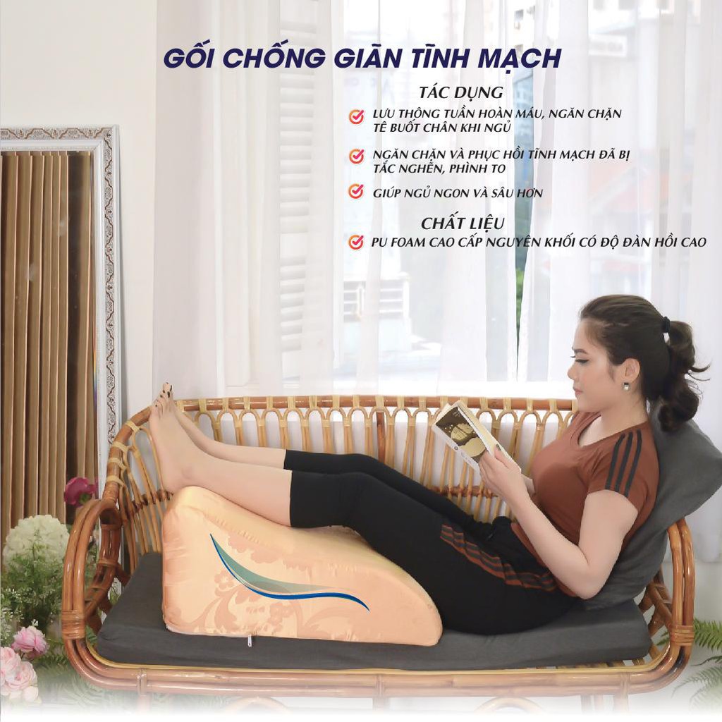 Sử dụng Gối Kê Chân trong đời sống
