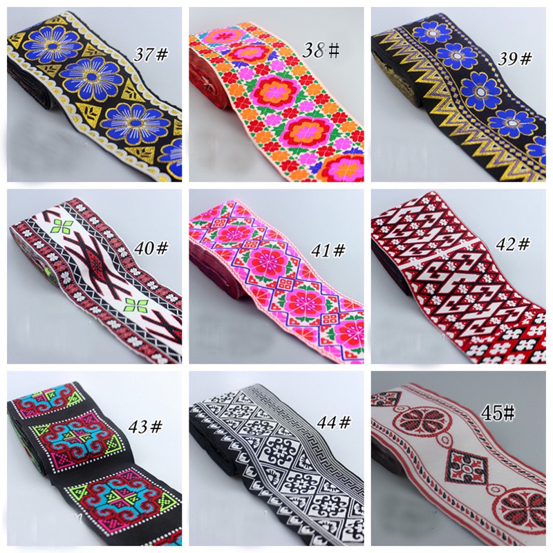 Vải Ren Thêu Họa Tiết Thổ Cẩm Chiều rộng 10cm Dài Chiều dài 4,5 mét  Dùng May Trang Phục | BigBuy360 - bigbuy360.vn