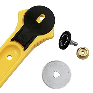 28mm Miếng Dán Con Lăn Bánh Xe Cắt Tròn Dụng Cụ Cắt Vải Handmade Da Vải Xoay Cắt