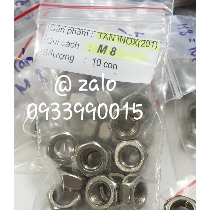 ĐAI ỐC ,BÙ LON , ỐC VÍT INOX 201 ĐỒNG GIÁ 1 BỊCH CHO TẤT CẢ KÍCH THƯỚC ...