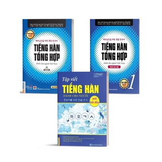 Sách Combo Tiếng Hàn Tổng Hợp Sơ Cấp 1 (Giáo Trình + BT) + Tập Viết Tiếng Hàn - MCBooks Chính Hãng
