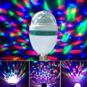 đèn led xoay 7 màu tự động