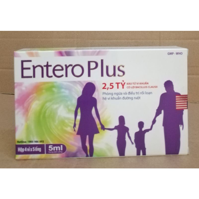 Men nước Enter Plus Bổ sung vi khuẩn có ích giúp tái tạo cân bằng hệ vi ...