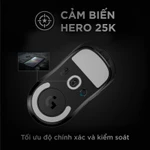 Chuột gaming không dây Logitech G Pro X Superlight - Siêu nhẹ, 5 nút lập trình, pin lâu — ảnh 5