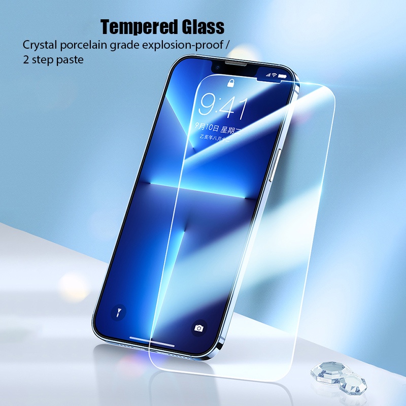 4 Kính Cường Lực Tương Thích Cho iPhone 14 Pro MAX 11 12 13 Pro 17 Pro Max Kính Bảo Vệ Màn Hình 16 15 17 Air
