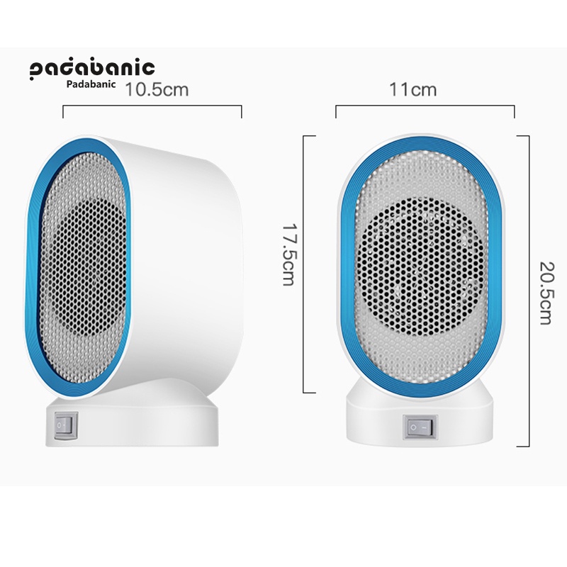 Ảnh Quạt Sưởi Mini Padabanic N6 Nhỏ Gọn Tiện Lợi An Toàn Khi Sử Dụng Để Bàn Tiện Lợi 3