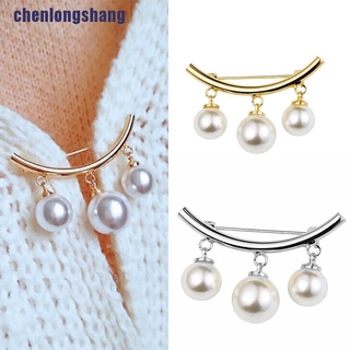 Ghim cài áo cardigan đính ngọc trai sang trọng
