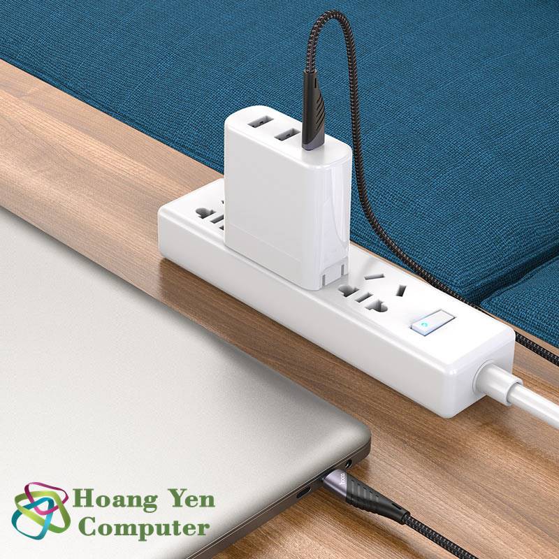 Cáp Sạc Nhanh 60W Hoco U95 TYPE C to TYPE C Dài 1.2M - BH 6 Tháng 1 đổi 1 (MÀU SẮC NGẪU NHIÊN) - Hoàng Yến Computer