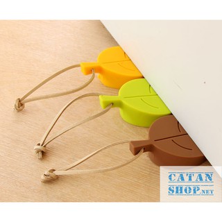 Nút silicon chống va chạm cửa Hình Chiếc Lá, tránh kẹt tay, an toàn cho bé  (Màu Giao Ngẫu Nhiên) GD344-CVCLa