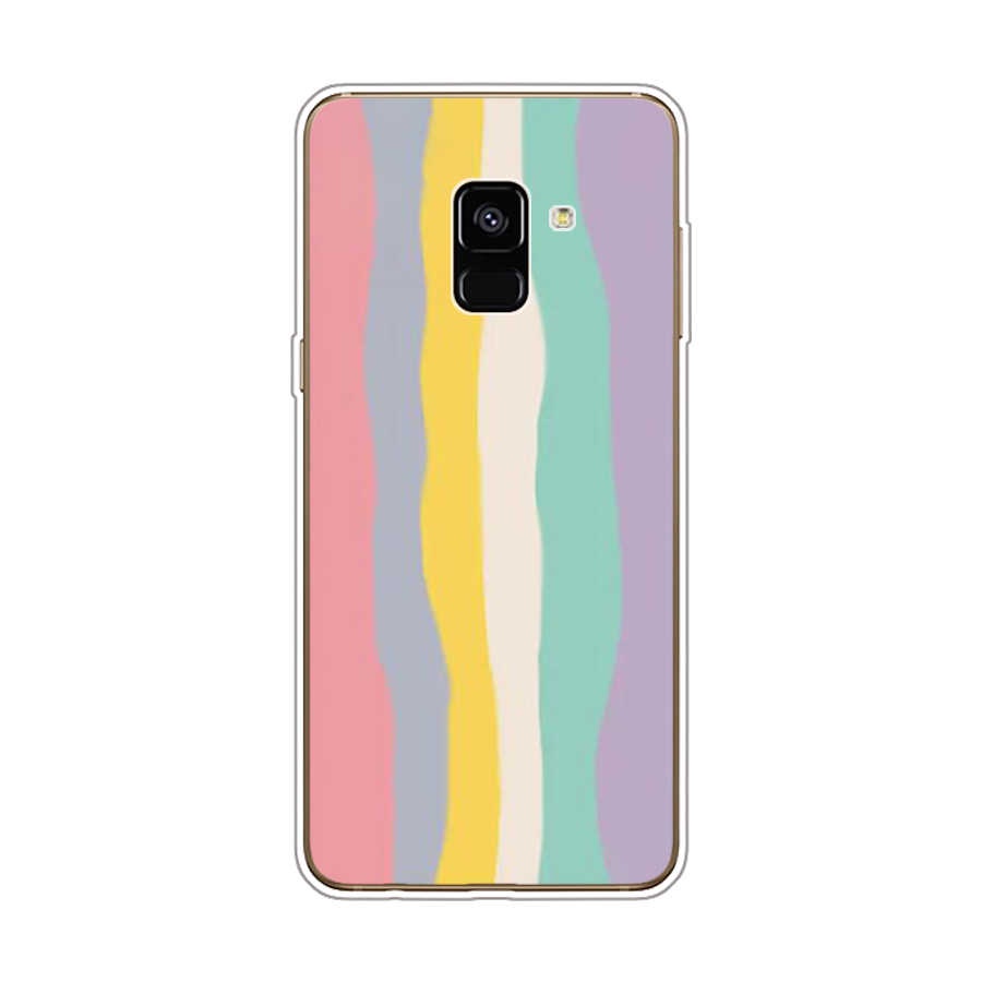 Ốp Điện Thoại TPU Dẻo In Họa Tiết Độc Đáo Thời Trang Cho Samsung Galaxy A8 plus 2018 A6 2018 plus