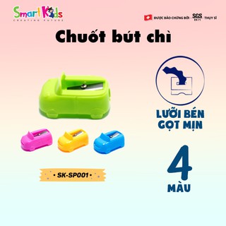 CHUỐT BÚT CHÌ, SP01, SMARTKIDS (3 CÁI). Dành cho học sinh cấp 1, cấp 2 và cấp 3. Thiết kế bền đép, dễ chuốt.