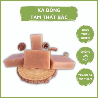 Xà Phòng Tam Thất Bắc Giảm Mụn Sáng Da Và Ngừa Thâm Hiệu Quả Chiết Xuất 100% Thiên Nhiên Tam Thất Bắc Ba Hương 100gram