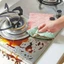 KHĂN LAU ĐA NĂNG KHÔNG BỤI 12X18CM - SIÊU THẤM NƯỚC, Chống Dính Dầu Mỡ, Hai Mặt, Sợi Bông Cao Cấp