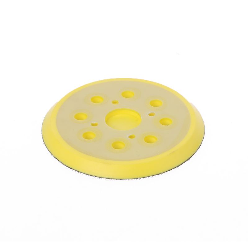 Tấm Đệm Chà Nhám 5 Inch 125 MM 8 Lỗ Kèm 4 Móc Chuyên Dụng Dành Cho Máy Mài