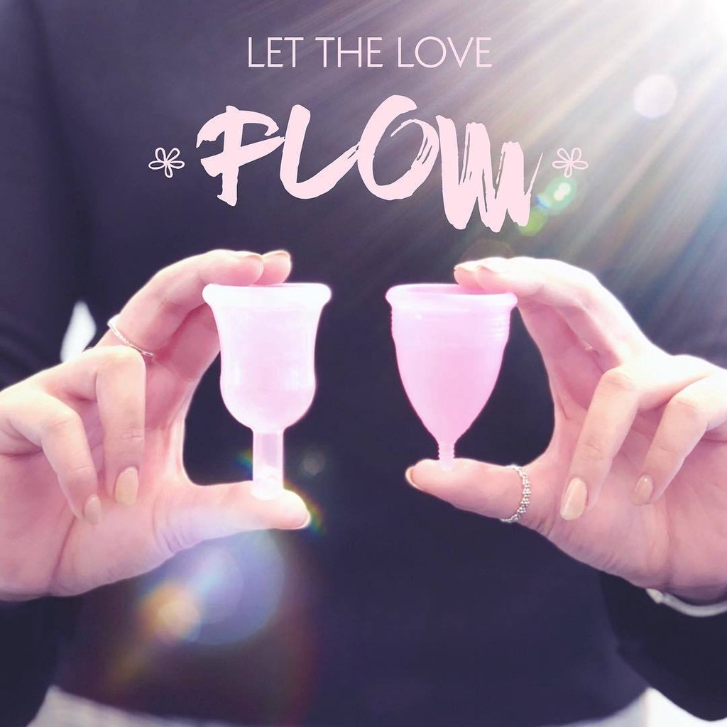 Mô tả Cốc nguyệt san cao cấp thân ngắn Flowcup Haakaa. Chất liệu silicone cao cấp, an toàn - 1
