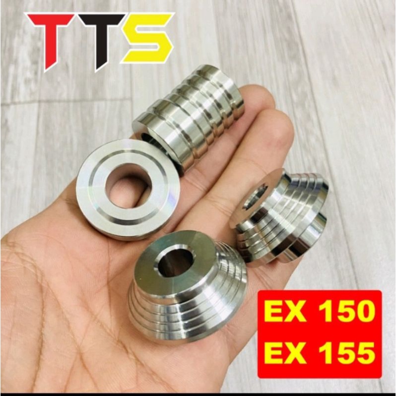 BỘ CANH BÁNH INOX TRƯỚC SAU .(EX 150 - 155). INOX 304 NGUYÊN KHỐI ...