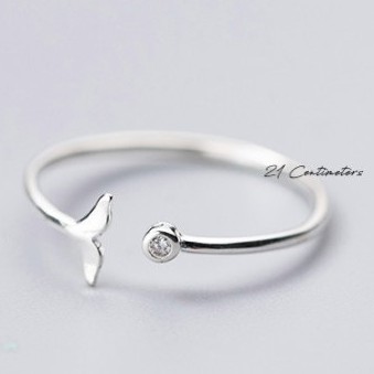 Ảnh Nhẫn bạc Dolphin Nhẫn bạc Tiệm bạc 21Centimeters 3