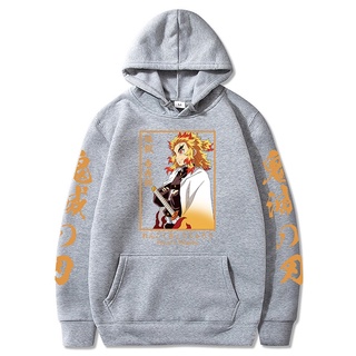 Áo hoodie in hình Anime Demon Slayer áo nỉ có mũ trùm