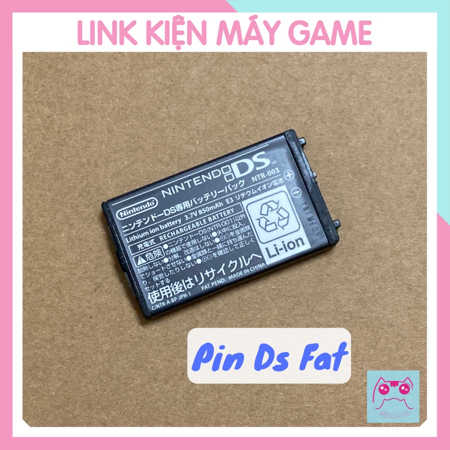 Pin Zin bóc máy thay thế NINTENDO 3DS/ DSI/ DSIXL/ 2ds/ New3ds/ Ds Lite