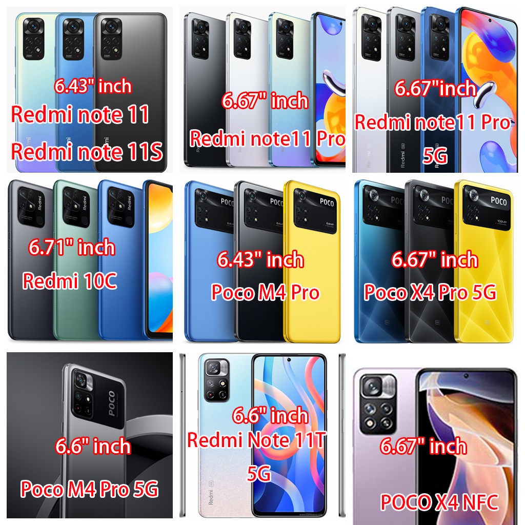 Ốp Điện Thoại Mềm Trong Suốt Chống Sốc Cho Xiaomi Redmi Note 11T 11S 11 Pro+ Poco X4 NFC M4 X4 Pro