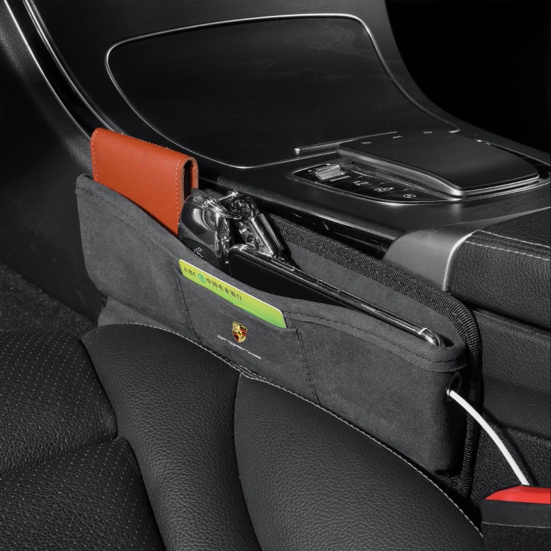 For Porsche Hộp Đựng Đồ Đa Năng Gắn Ghế Ngồi Xe Hơi Tiện Dụng