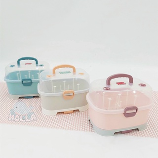 Khay Úp Bình Sữa Holla HL-1589 Cao Cấp Có Nắp Đậy