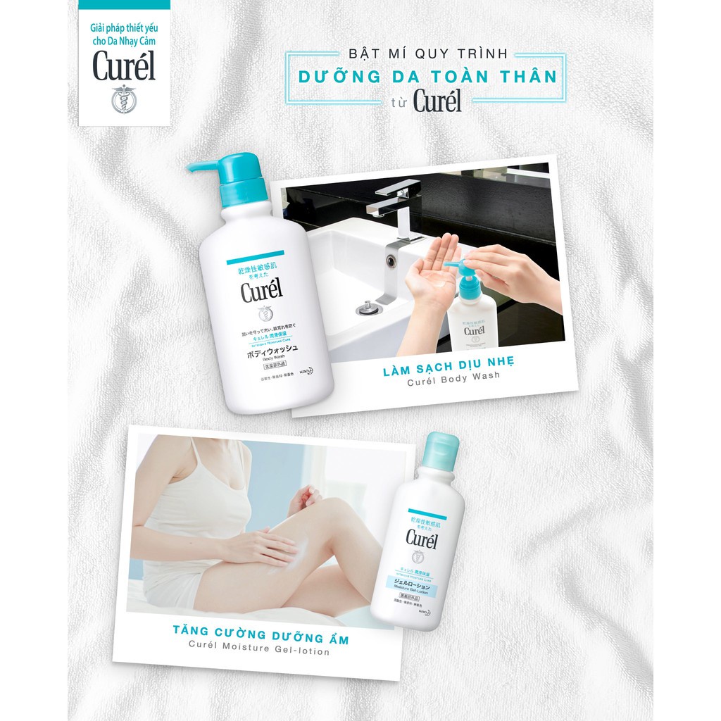 Ảnh Sữa Tắm Toàn Thân Cấp Ẩm Chuyên Sâu Curel Intensive Moisture Care Body Wash 420ml 4