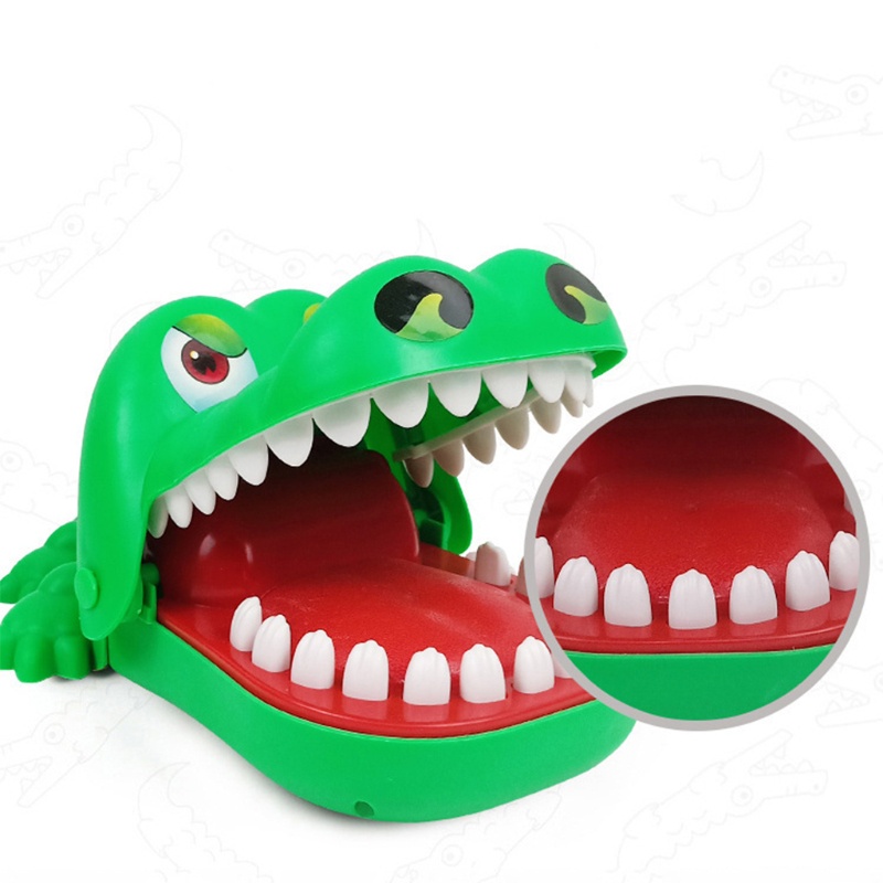 Fl Cá Sấu Móc Khóa Ngộ nghĩnh Cá Sấu Răng Trò Chơi Cho Cá Sấu Cắn Ngón Tay Ngộ nghĩnh