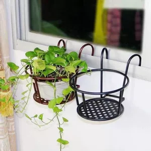 giỏ sắt treo hoa ban công - hàng đẹp sơn tĩnh, hàng loại 1 [GIÁ SỈ]