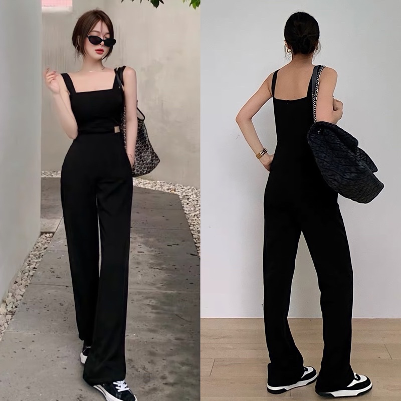 Jumpsuit đen đi chơi