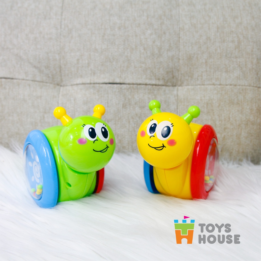 Mô tả Đồ chơi lật đật gật gù có bánh xe cho bé hình thú dễ thương Toyshouse 008-2 Tiêu chuẩn Châu Âu EN71 - 7