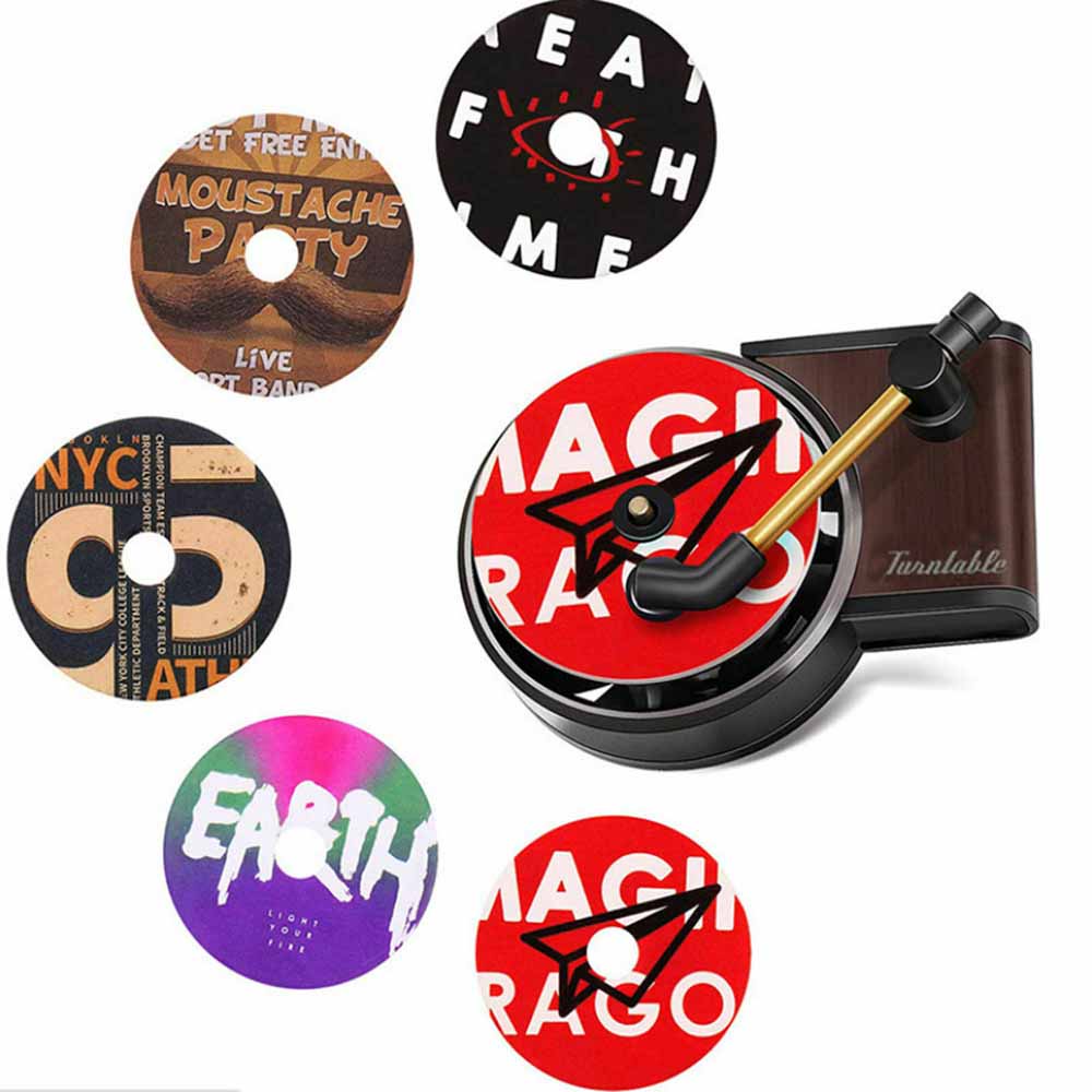 Turntable Vinyl Record Shape Car Fragrance Aircond Air Freshener Aroma