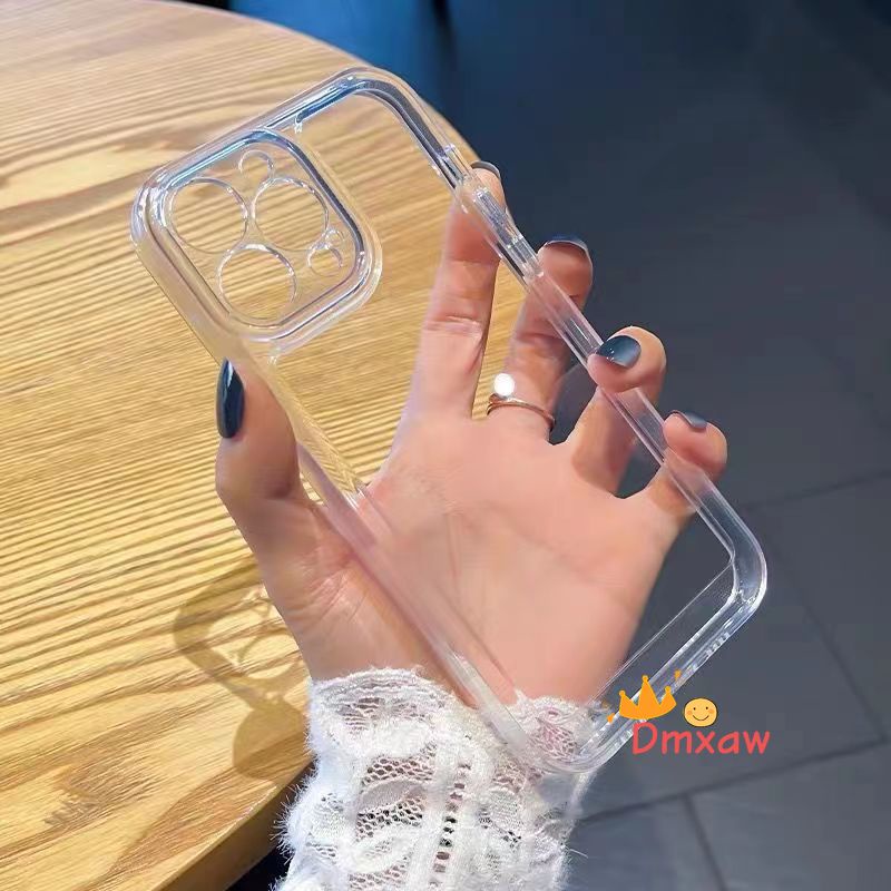 Ốp Điện Thoại Mềm Trong Suốt Chống Sốc Cho Samsung Galaxy M33 M53 F23 M23 A13 A23 A33 A12 A22 A72 A73 A03 Core A02 M02 A02S A52 A52S