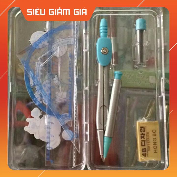 BỘ COMPA EKE THƯỚC KẺ,TẨY,ĐO ĐỘ- LOẠI TO | Shopee Việt Nam