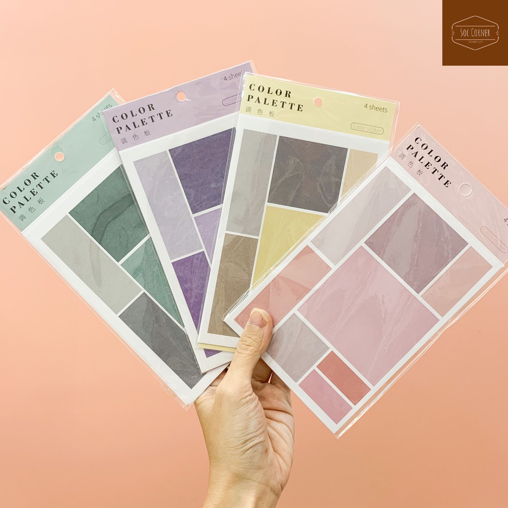 (Video) Set Color Palette Sticker | Shopee Việt Nam