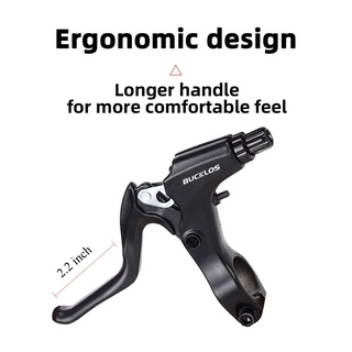 BUCKLOS 2 Cần Phanh Xe Đạp Hợp Kim Nhôm Phanh Tay Cầm Đòn Bẩy MTB V-Brake Fit Đường Gấp Xe Đạp Trái Phải Tay Cầm
