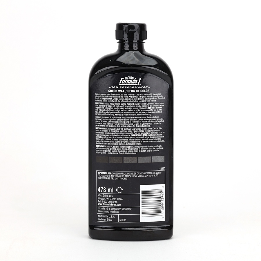 Kem Đánh Bóng Sơn Nano Đậm Đặc Cho Xe Màu Đen FORMULA 1 613945 473ml Phù Hợp Cho Sơn Nhiều Dòng Xe Ô Tô Xe Tải Xe Máy