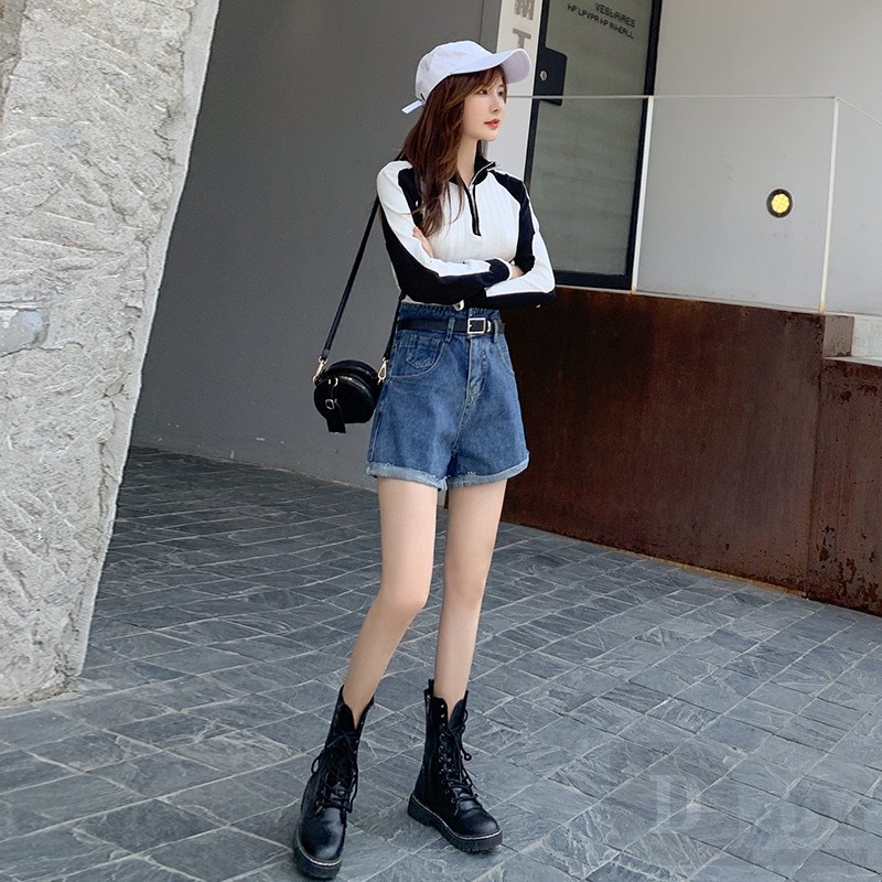 Ảnh Quần short jean rách daduhey dáng ôm plus size thời trang mùa hè cho nữ 2