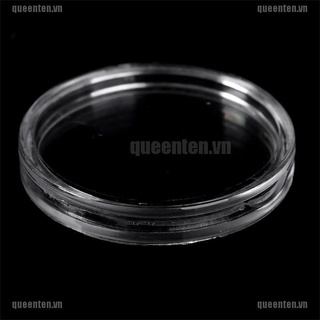Set 100 hộp đựng tiền xu 27mm hình tròn trưng bày
