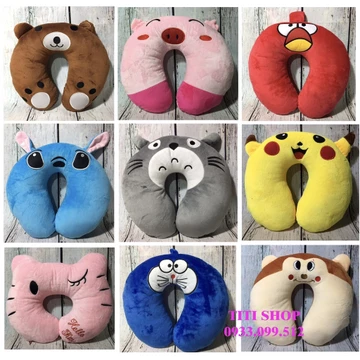 🔶 FREESHIP🔶 Gối Chữ U Kê Cổ, Gối Kê Cổ Chống Đau Mỏi Vai Gáy Văn Phòng, Đi Máy Bay, Du Lịch