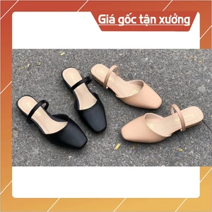 Giày sục nữ mũi vuông Annmodels kiểu dáng thời trang_ASUC028