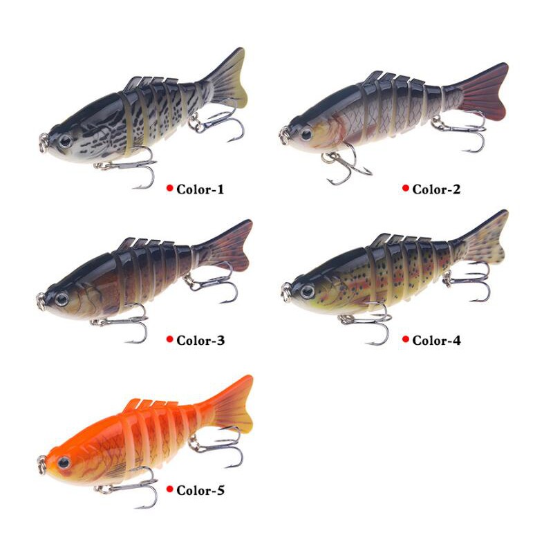 Gewang Lampam Killer Siakap Kerapu Swimbait Pancing Jig Móc Đá Dụ Câu Cá